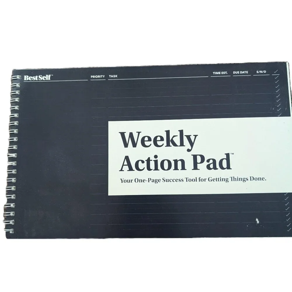 Best Self Weekly Action Plan and Project Action Plan